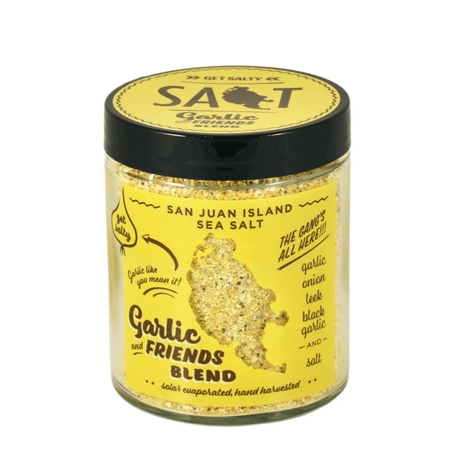 San Juan Island Sea Salt- Garlic and Friends