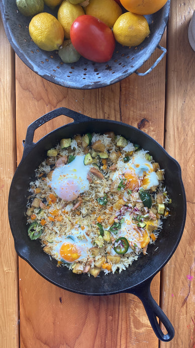 Baharat One-Pan Fried Rice Breakfast