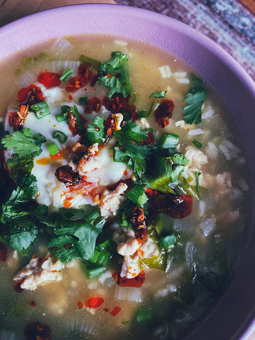 Tan Tan Hoisin Sauce Chicken Porridge