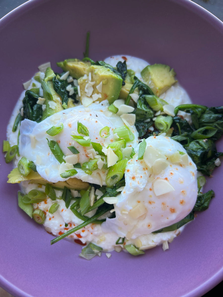 Poached Eggs Over Chili-Crisp Cottage Bliss – Pat's Pantry, Spices & Teas