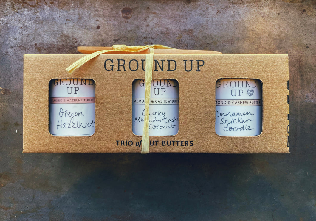 Ground Up Classic Nut Butter Tasting Flight