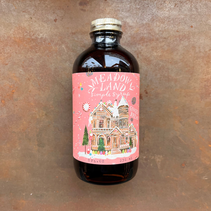 Meadowland Gingerbread Simple Syrup
