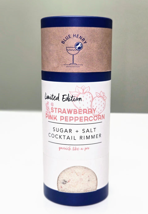 Blue Henry Strawberry Peppercorn Rimming Sugar