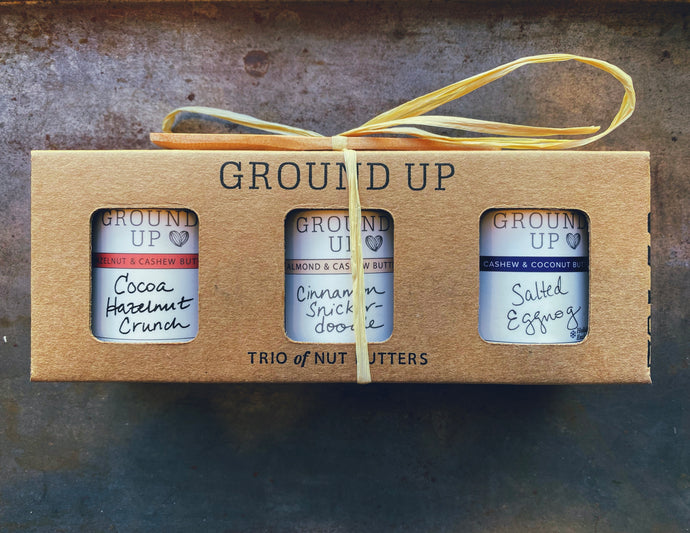 Ground Up Holiday Nut Butter Tasting Flight