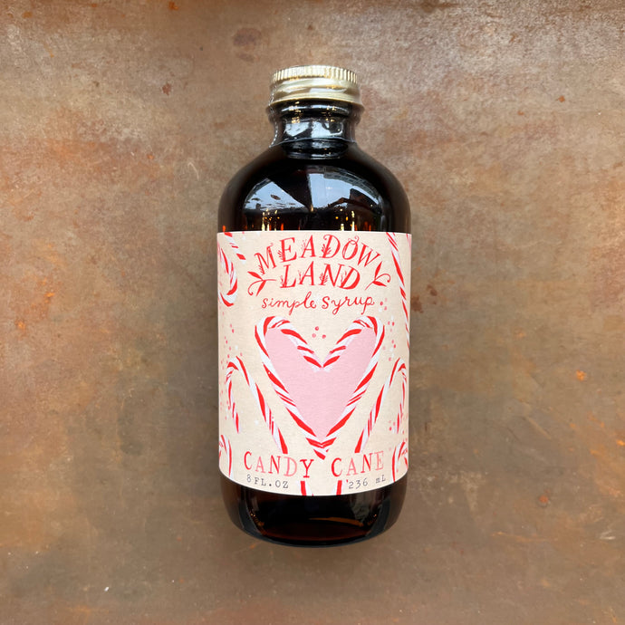 Meadowland Candy Cane Simple Syrup