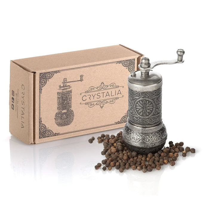 Turkish Spice Grinder (Antique Silver)