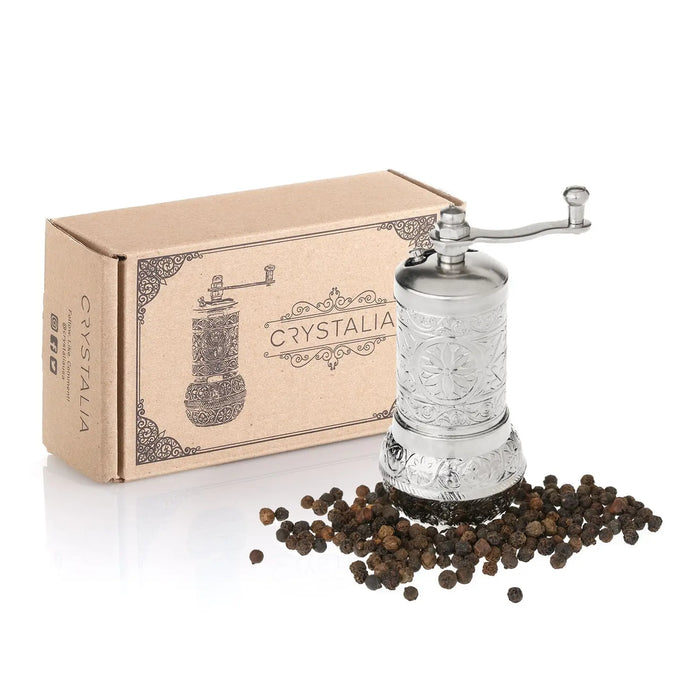 Turkish Spice Grinder (Bright Silver)