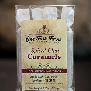 One Fork Farm Spiced Chai Caramels