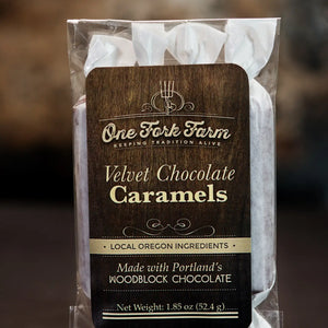 One Fork Farm Velvet Chocolate Caramels