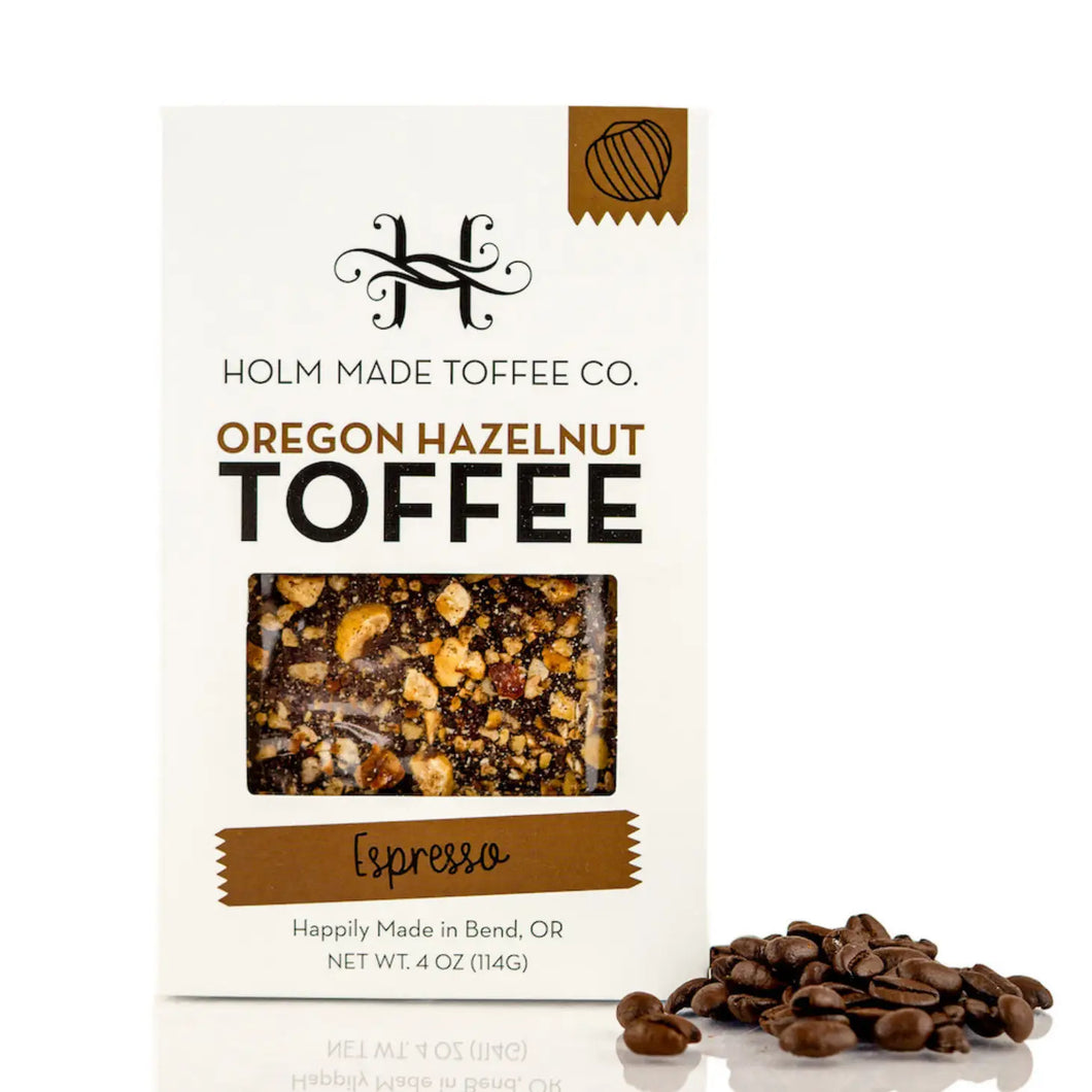 Holm Made Toffee Co. Oregon Hazelnut Toffee-Espresso