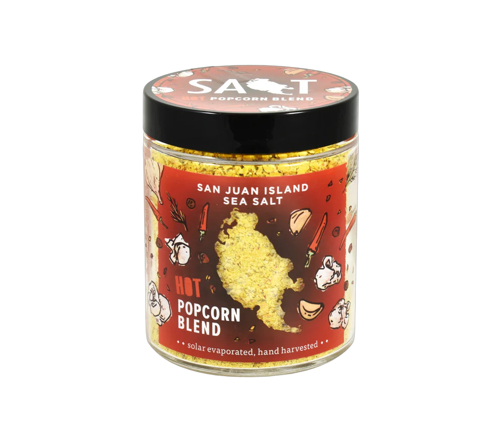 San Juan Island Sea Salt- Hot Popcorn Seasoning Blend