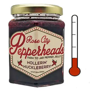 Rose City Pepperheads Hollerin' Huckleberry Pepper Jelly