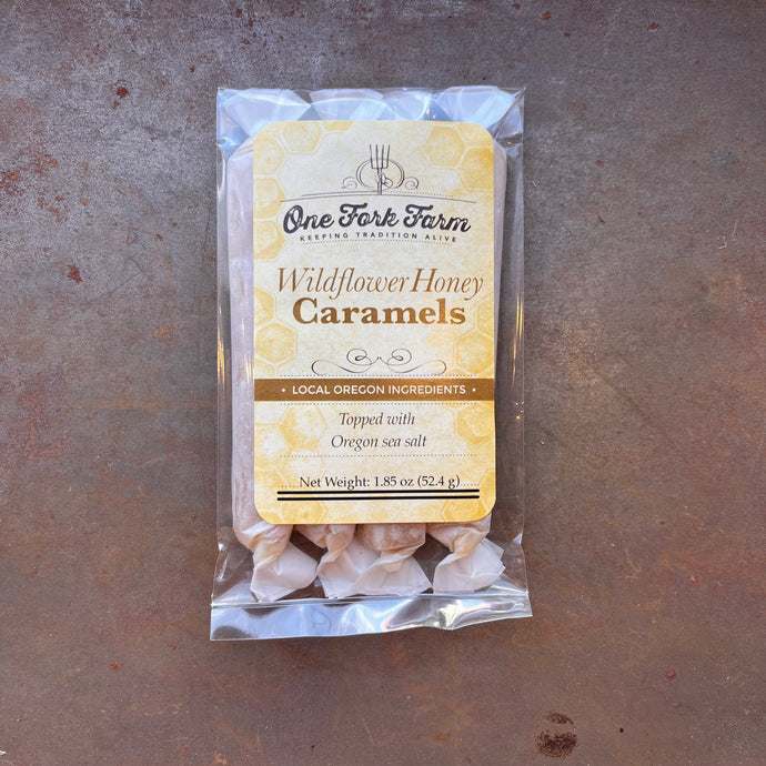One Fork Farm Wildflower Honey Caramels