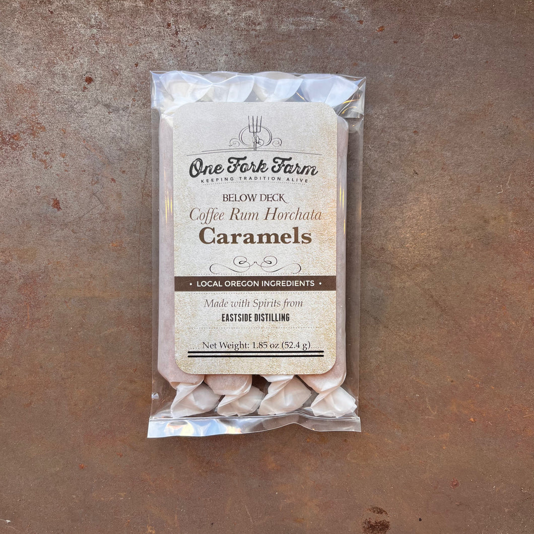 One Fork Farm Coffee Rum Horchata Caramels