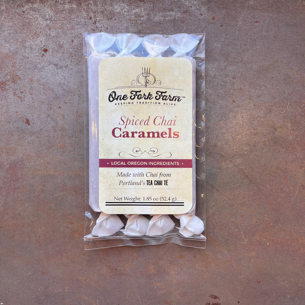 One Fork Farm Spiced Chai Caramels