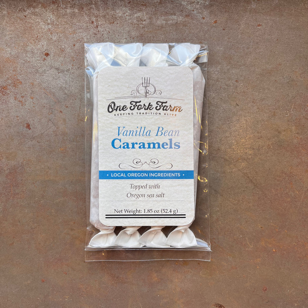 One Fork Farm Vanilla Bean Caramels