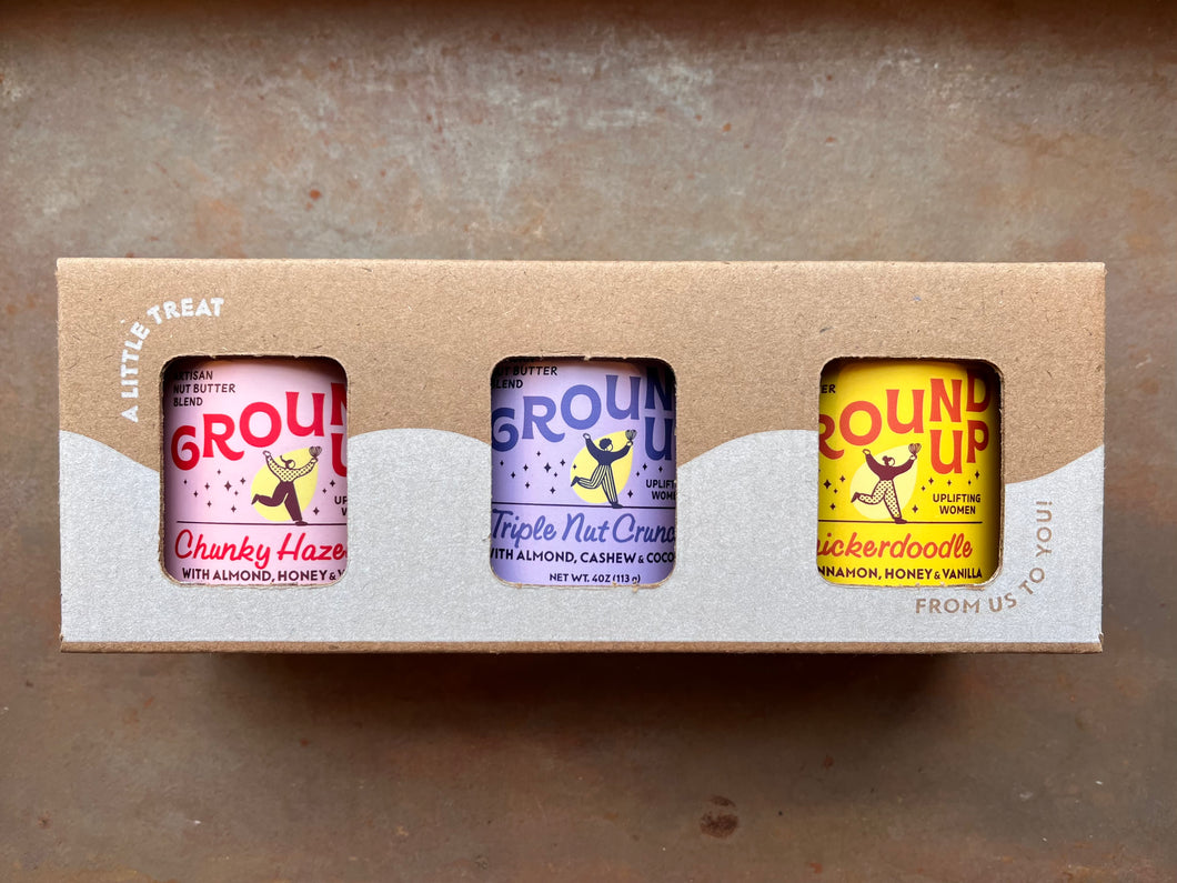 Ground Up Classic Nut Butter Tasting Flight