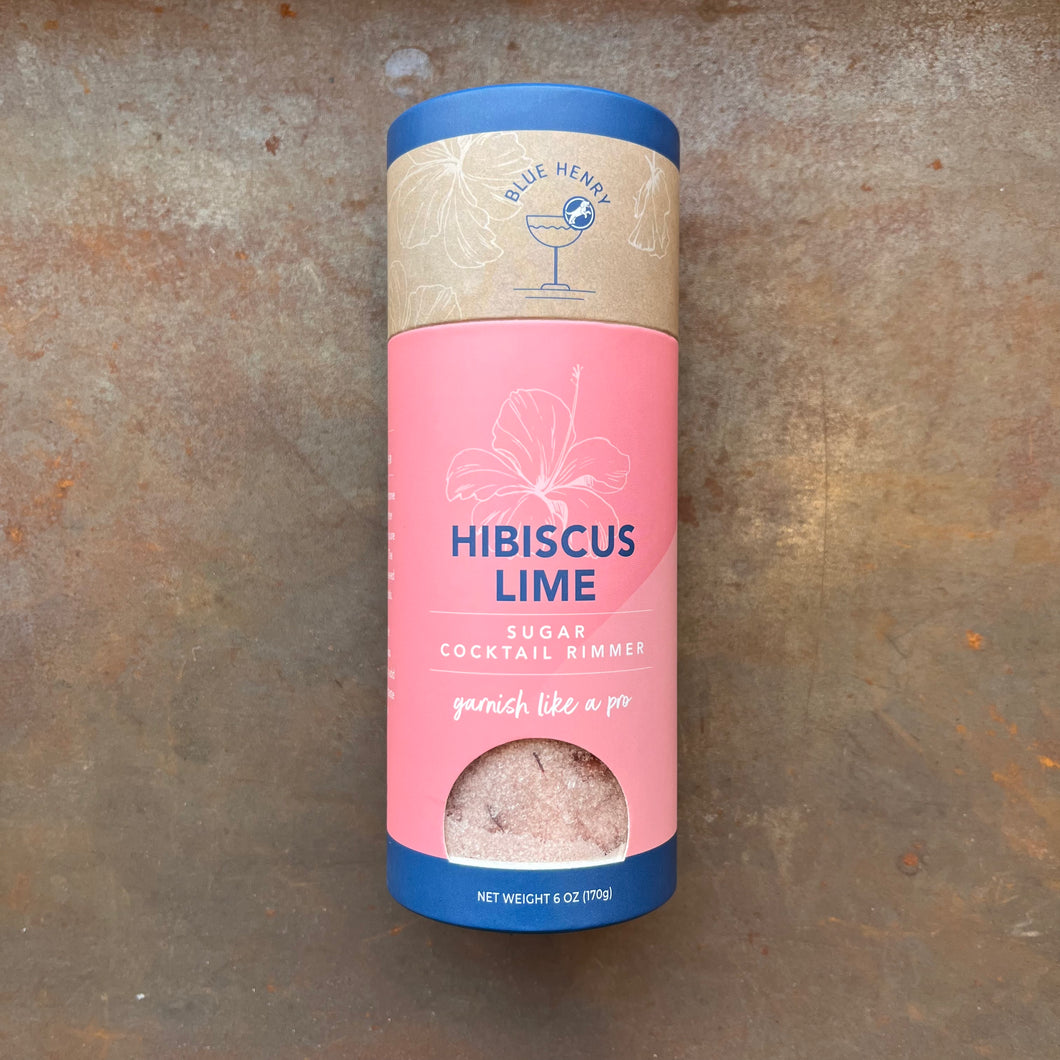 Blue Henry Rimming Sugar Hibiscus Lime