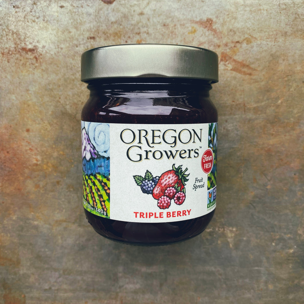 Oregon Growers Triple Berry Fruit Spread
