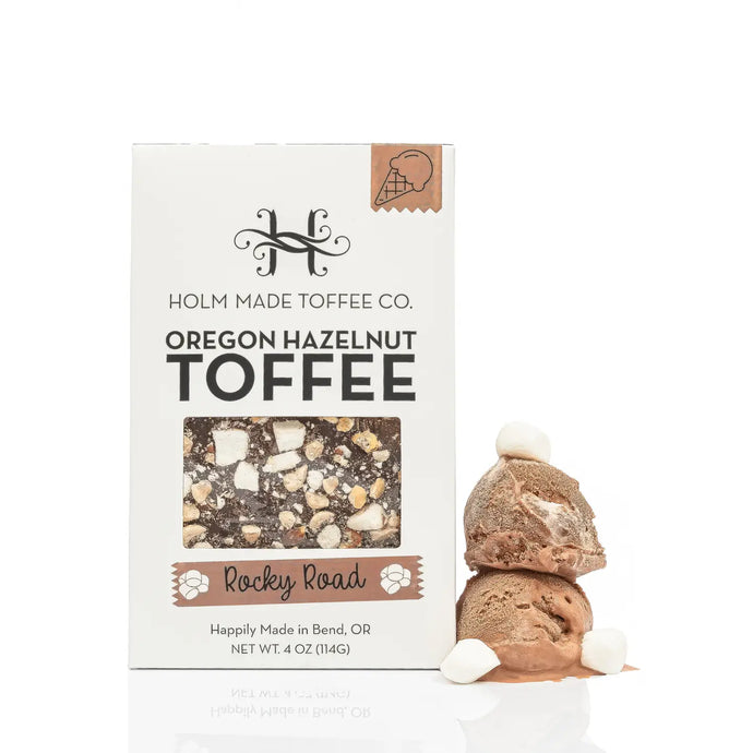 Holm Made Toffee Co. Oregon Hazelnut Toffee - Rocky Road