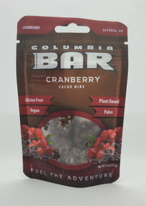 Columbia Bar Cranberry Cacao Snack Bar