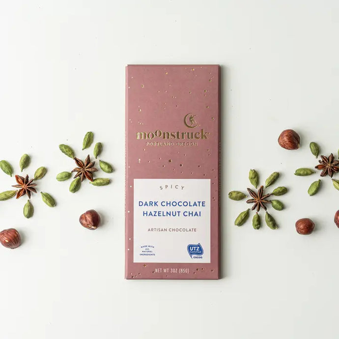 Moonstruck Spicy Dark Chocolate Hazelnut Chai Bar