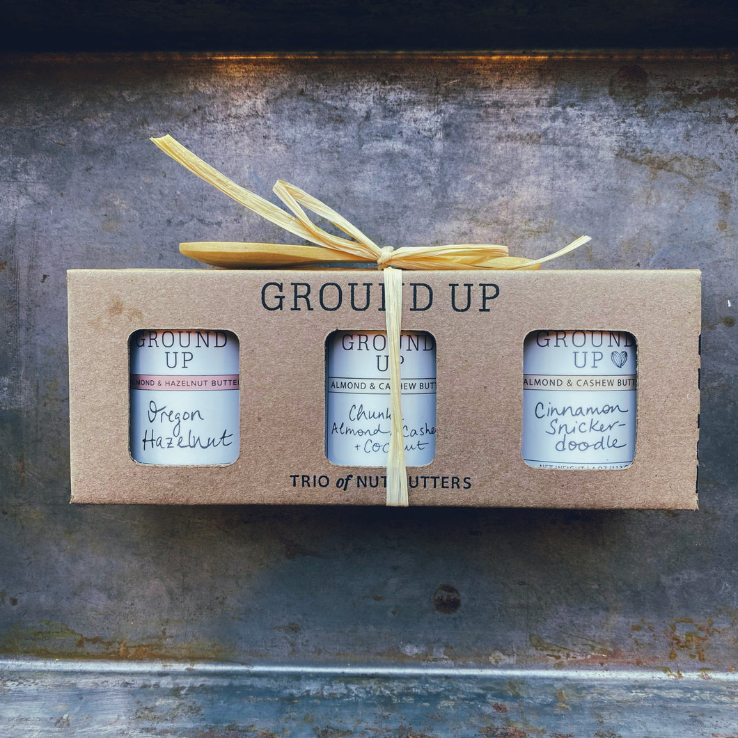 Ground Up Classic Nut Butter Tasting Flight