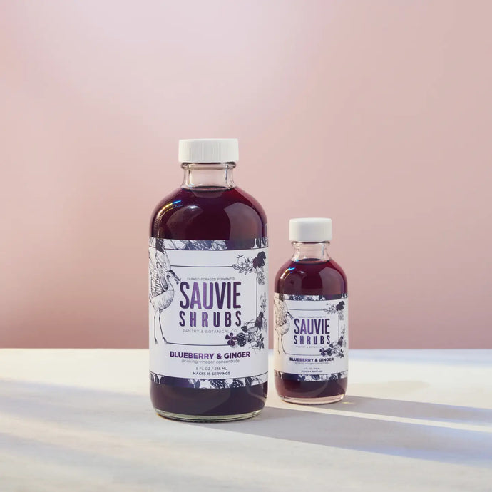 Sauvie Shrub-Blueberry Ginger Signature Shrub