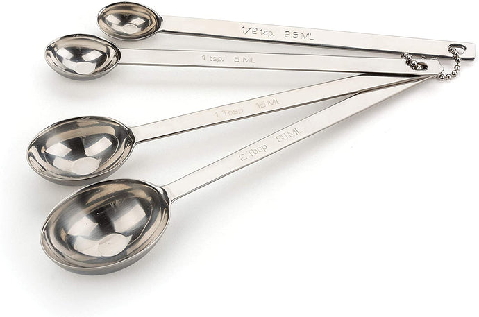 RSVP Long Handle Measuring Spoon (set of 4)