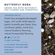Pinky Up Butterfly Boba Tea In Sachets