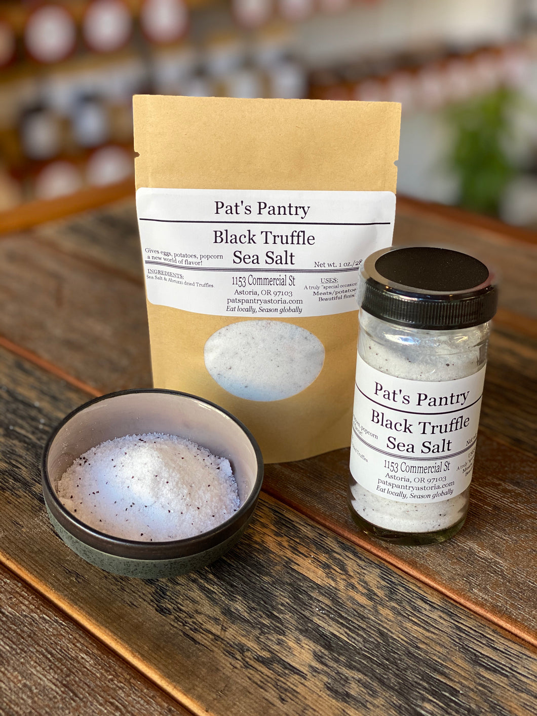 Black Truffle Sea Salt