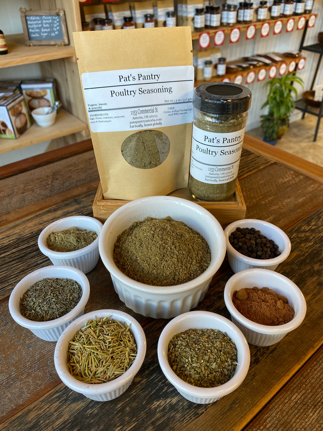 Poultry Seasoning, In-House Blend – Pat's Pantry, Spices & Teas